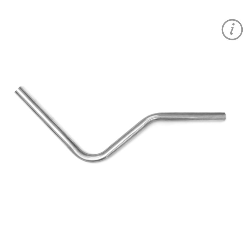 SL-aluminium-drawbar, open tube end